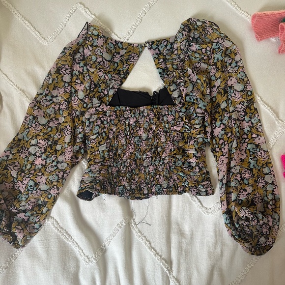 Free People Mabel Printed Blouse - Picture 4 of 5